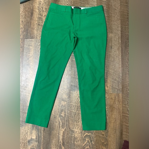 Banana Republic Pants - Banana Republic Vibrant Green Sloan Trousers